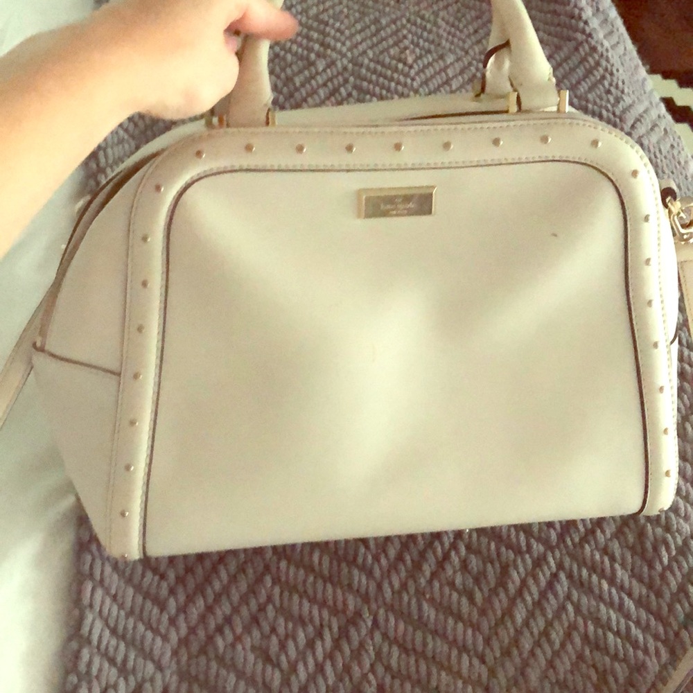 White / Off White Kate Spade bag